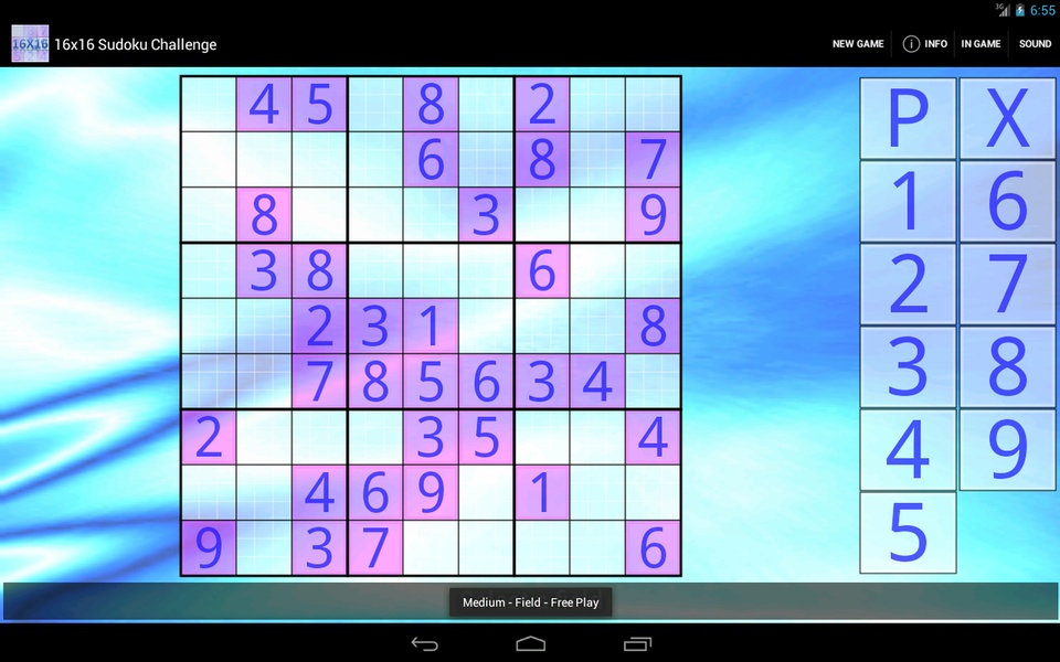16x16 Sudoku Challenge - Preview 2