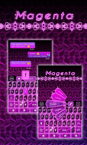 Magenta Keyboard - Preview 6