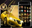 Golden Car Launcher Theme screenshot 2