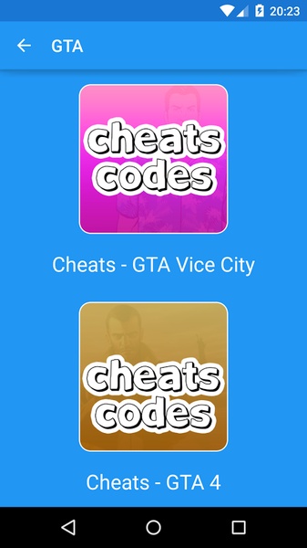 Cheats - GTA San Andreas for Android - Download the APK from Uptodown