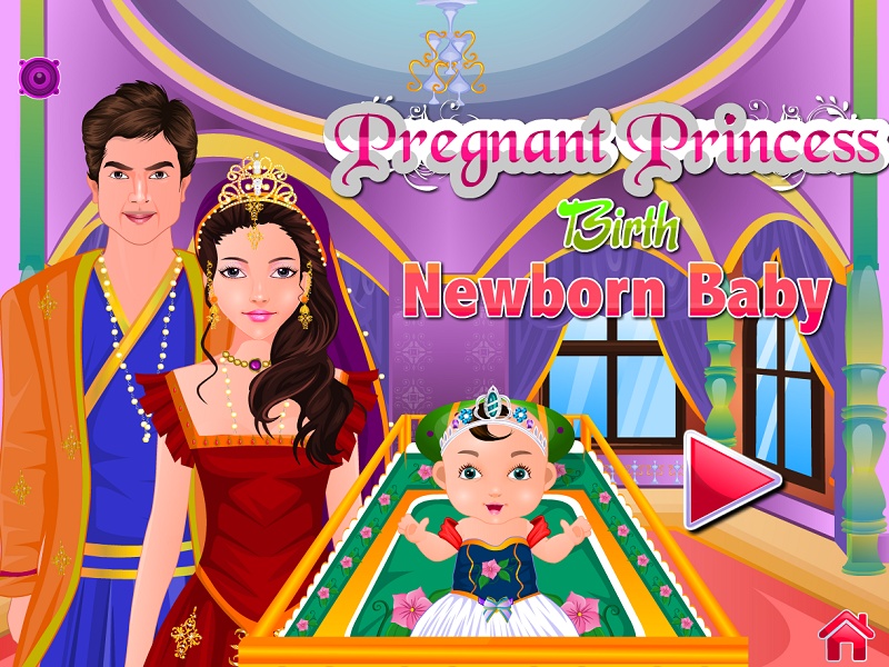 Pregnant Princess Birth Newborn Baby - Preview 9