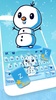 Snowman Hugs Keyboard Theme screenshot 3