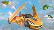 Flying Car Robot Car Game screenshot 1