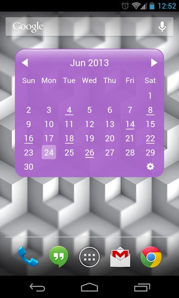 My Month Calendar Widget Lite - Preview 10