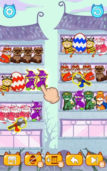 Cat Color Sort Puzzle - Preview 1
