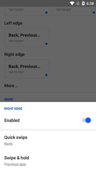 Fluid Navigation Gestures - Preview 4