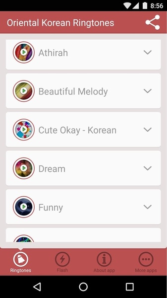 Oriental Korean Ringtones - Preview 3