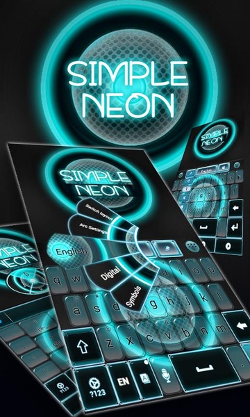 Simple Neon Keyboard - Preview 5