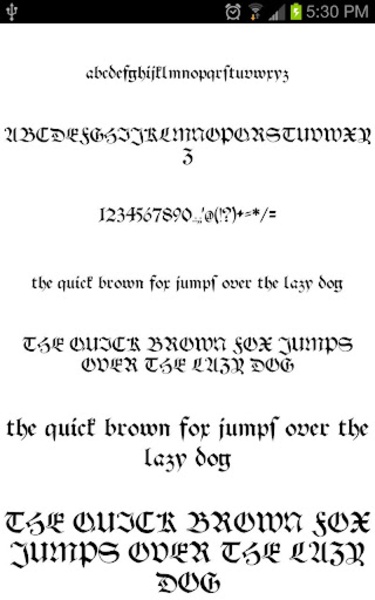 Goth Fonts - Preview 2