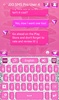 GO SMS Pink Diamonds Theme screenshot 2