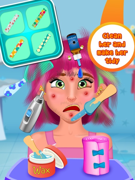 Hairy Salon - Face Makeover - Preview 13