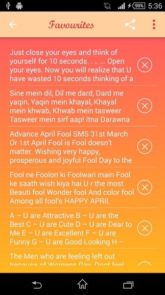 April Fool SMS - Preview 1