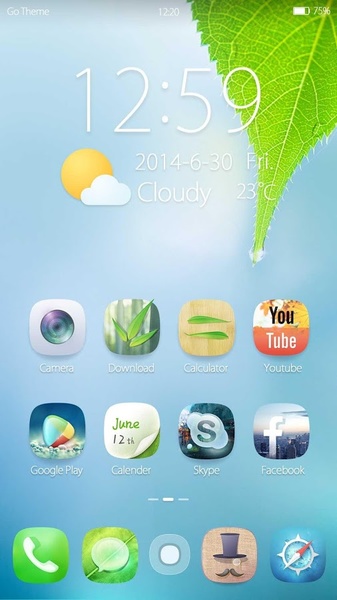 Fancy GOLauncher EX Theme - Preview 4