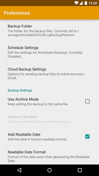 Call Logs Backup & Restore - Preview 2