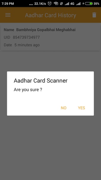 Aadhaar Card Scanner - Preview 2