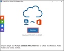 Import PST to Office 365 Tool screenshot 2