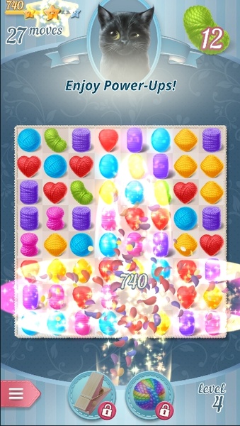 Knittens: Sweet Match 3 Puzzles & Adorable Kittens - Preview 2