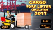 Cargo Fork lifter Simulator 2017 screenshot 1