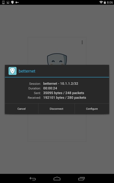 Unlimited Free VPN - betternet - Preview 2