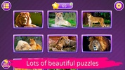 Puzzles with animals screenshot 6
