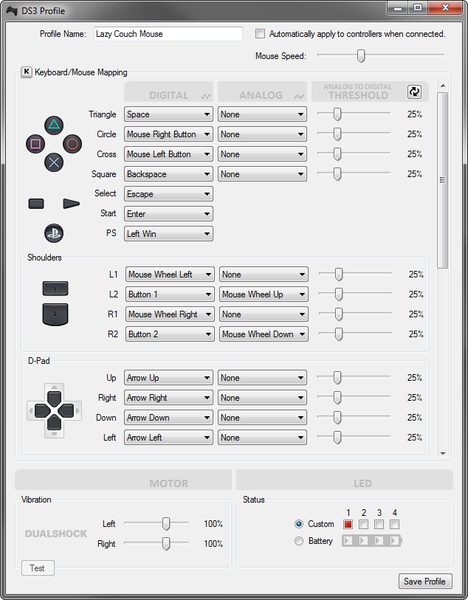 Ds3 ps3 clearance controller