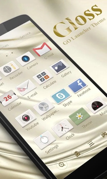 Gloss GOLauncher EX Theme - Preview 6