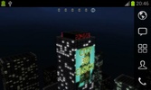 3D Night City Clock screenshot 1