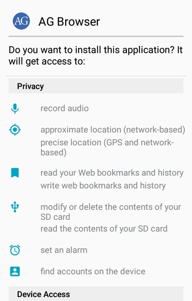 AG Browser - Preview 3