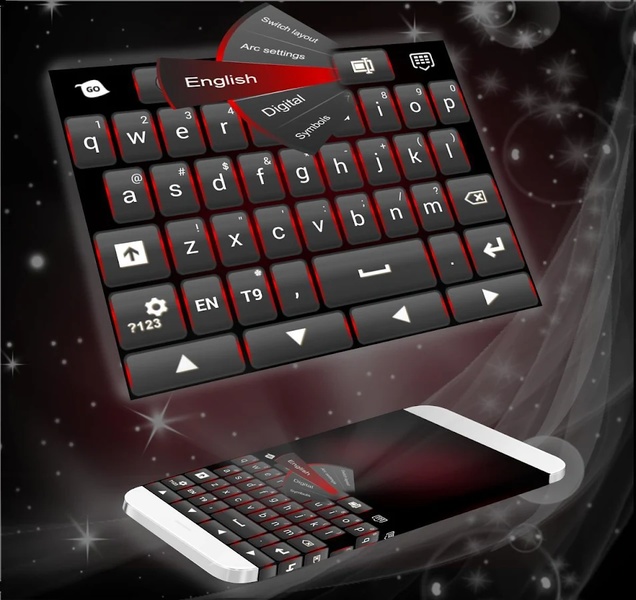 Black Red Keyboard - Preview 5