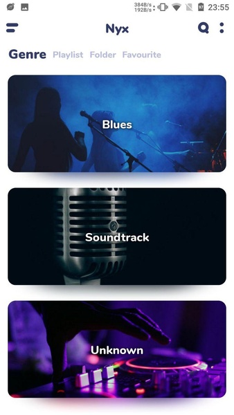 Nyx Music Player - Preview 4