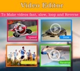 Video Editor – Fast, slow, reverse, boomerang screenshot 1