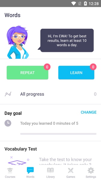 EWA: Learn English & Spanish Language - Preview 1
