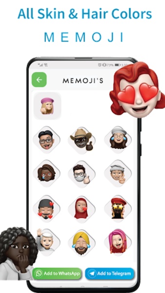 Memoji stickers for WhatsApp for Android - Download the APK from Uptodown