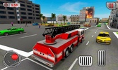 Firefighter Flying Robot Transform Fire Truck Sim screenshot 15