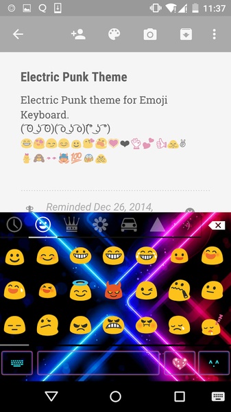Electric Punk Emoji Keyboard - Preview 5