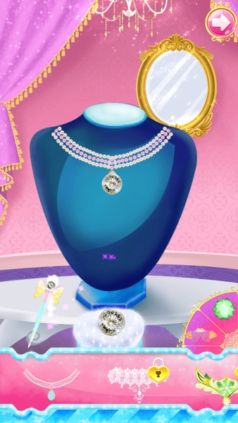 strapless open back dress 3-in-1 Dress Up Game Set: Princess Fashion Show  mideerart