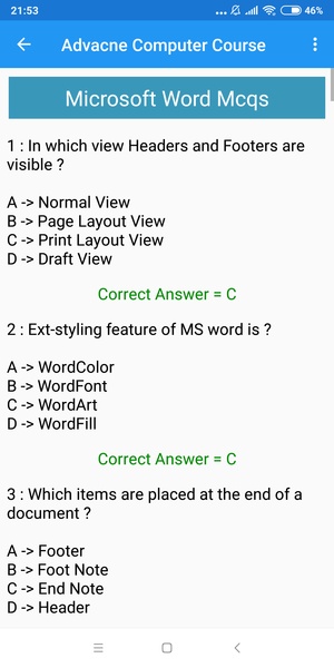 Introduction to Computer : Ms-Office Course - Preview 1