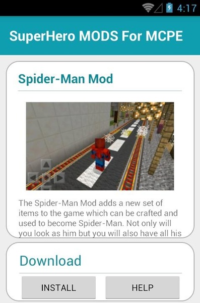 SuperHero MODS For MCPE - Preview 5