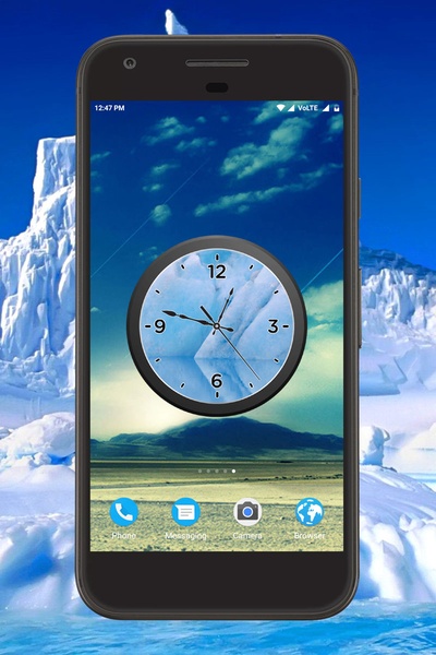 Ice Clock Live Wallpaper - Preview 3
