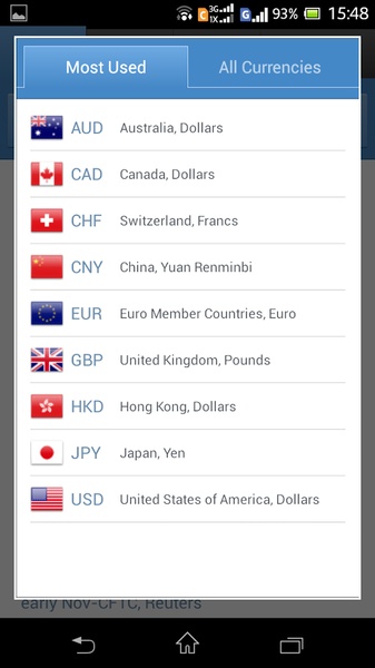 Currency Exchange Rates - Preview 2