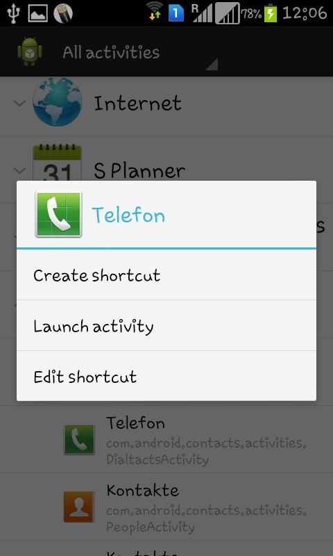 Activity launcher apk