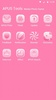 Pink Girl-APUS Launcher theme screenshot 1