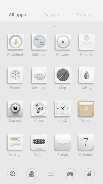 Mint GOLauncher EX Theme - Preview 3