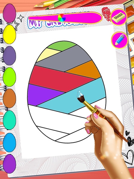 Easter Coloring Book - Coloring Pages 2020 - Preview 3