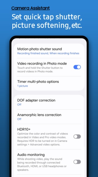 Camera Assistant - Preview 3
