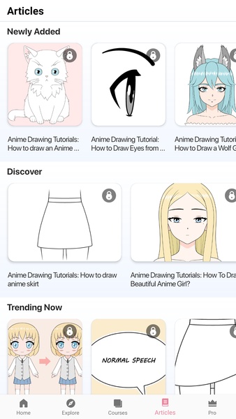 Learn to draw anime for Android - Download the APK from Uptodown