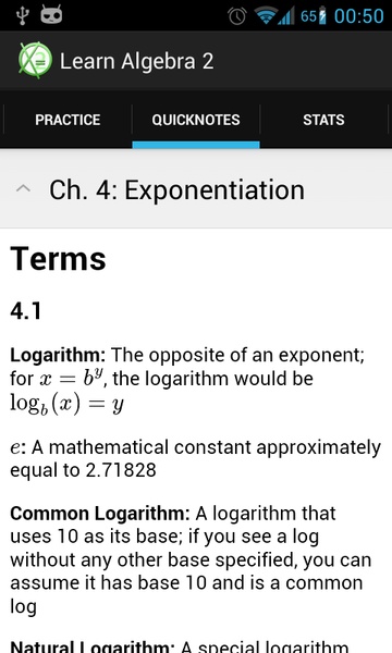 Learn Algebra 2 - Preview 4