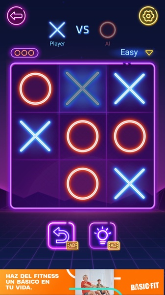 Tic Tac Toe - Classic Glow::Appstore for Android