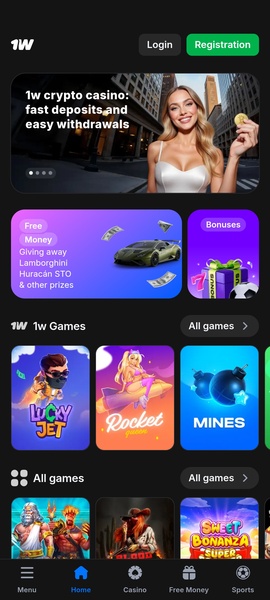 1win App Interface Screenshot