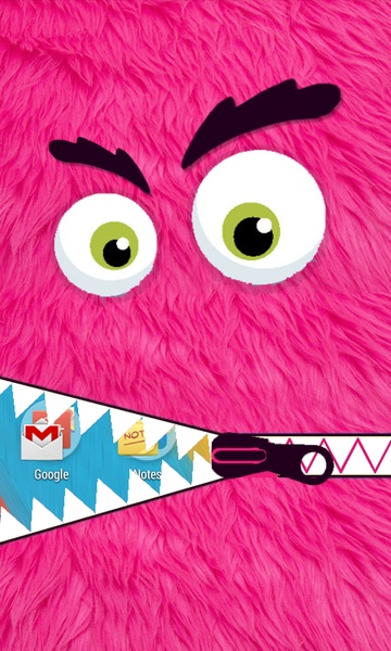 PinkMonsterZipperUnLock - Preview 2